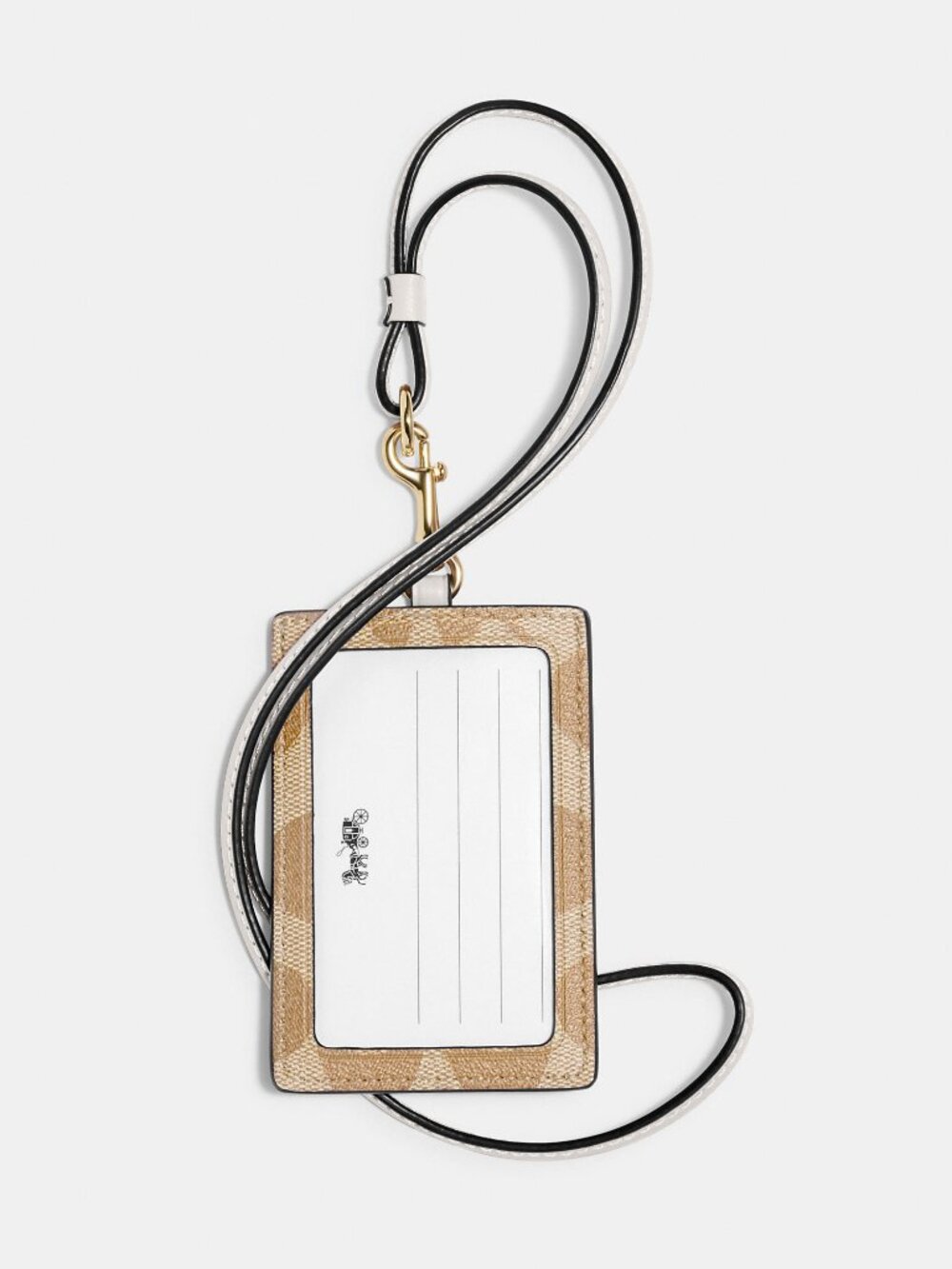 Id Lanyard In Signature Canvas - Picture 3 of 3